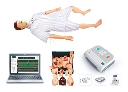 SG/ALS1200高級綜合急救護理訓練模擬人（AED除顫、CPR、護理、創(chuàng)傷四合一）