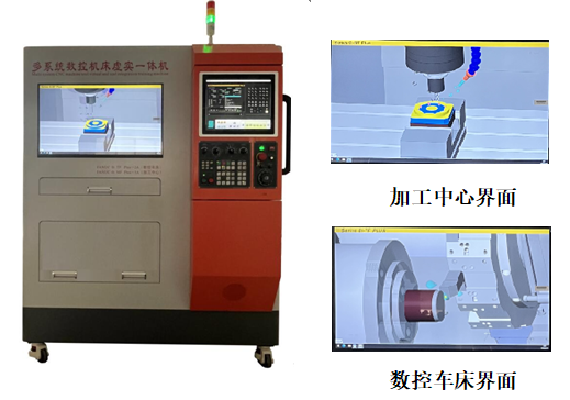 SG-TF/MF型多系統(tǒng)數(shù)控機床虛實一體訓(xùn)練機