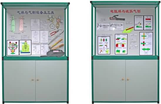 SG-HM10焊工、鉚工工藝學示教陳列柜