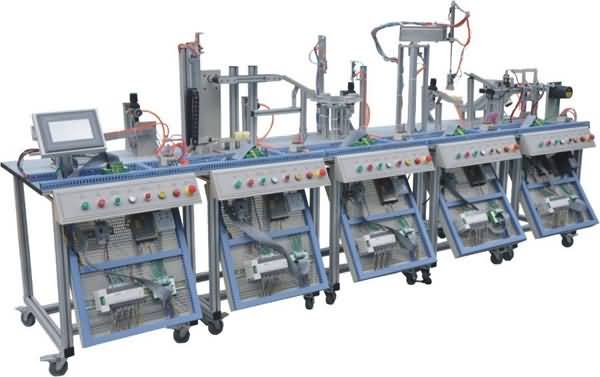 SGMES-02型 MPS模塊式柔性自動化生產(chǎn)線實(shí)訓(xùn)系統(tǒng)(六站)