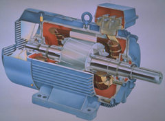 SG-XJD14純電動(dòng)車(chē)交流異步電機(jī)解剖模型(圖1)