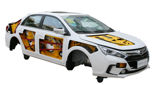 SG-HD07比亞迪秦車身電氣系統(tǒng)實(shí)訓(xùn)臺(圖2)